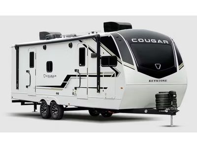 2027 Keystone RV Cougar Half-Ton — front three-quarter view