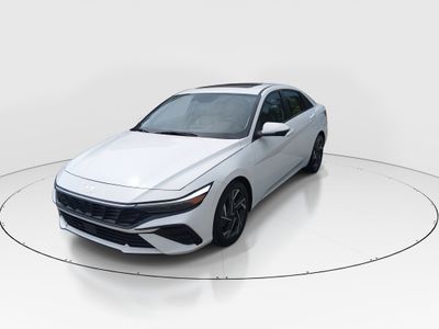2024 Hyundai Elantra — rear three-quarter view