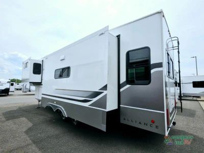 2026 Alliance RV Paradigm — engine compartment view