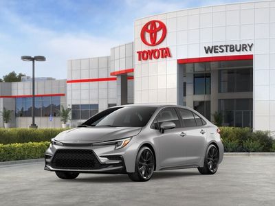 2026 Toyota Corolla SE in Classic Silver Metallic — front three-quarter view