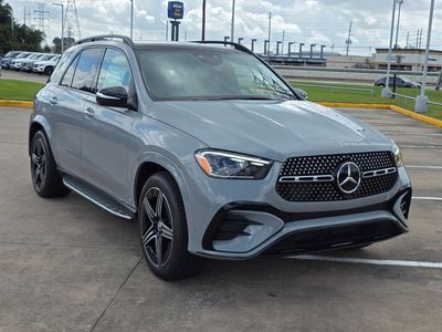 2026 Mercedes-Benz GLE 350 GLE 350 SUV in MANUFAKTUR Alpine Gray — front three-quarter view