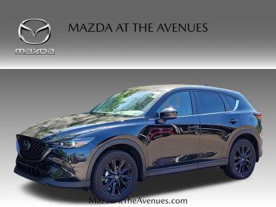 2025 Mazda CX-5 2.5 S Carbon Edition in Black — front three-quarter view