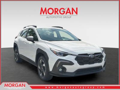 2026 Subaru Crosstrek Limited in Crystal White Pearl — front three-quarter view
