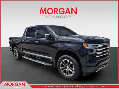 2023 Chevrolet Silverado 1500 High Country in Gray — front three-quarter view