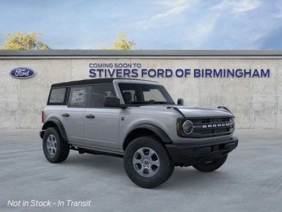 2026 Ford Bronco Big Bend in Avalanche Gray — front three-quarter view