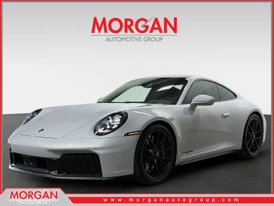 2025 Porsche 911 Carrera GTS in Ice Grey Metallic — front three-quarter view