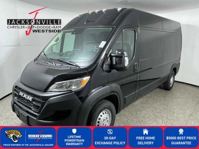 2026 RAM ProMaster Tradesman in Black Clear-Coat Exterior Paint — front three-quarter view