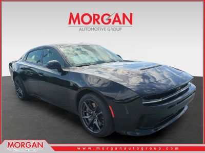 2026 Dodge Charger R/T Scat Pack in Black — front three-quarter view