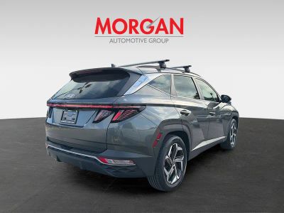 2022 Hyundai Tucson — rear three-quarter view