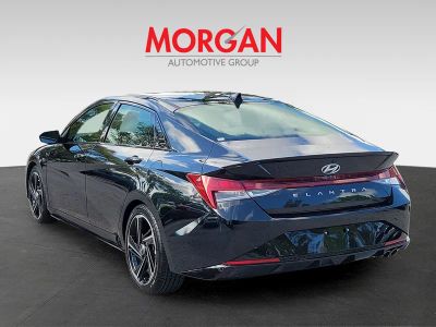 2023 Hyundai Elantra — rear three-quarter view