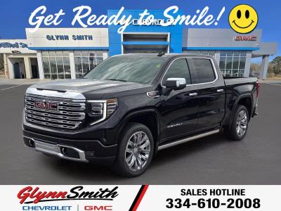 2026 GMC Sierra 1500 Denali in Onyx Black — front three-quarter view