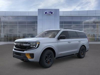 2026 Ford Expedition in R7 Gray — front three-quarter view