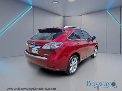 2010 Lexus RX — interior view