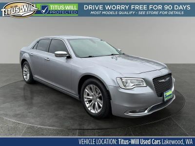 2016 Chrysler 300 C in Billet Silver Metallic — front three-quarter view