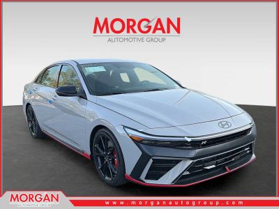 2026 Hyundai ELANTRA N Base in Cyber Gray — front three-quarter view