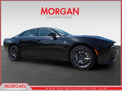 2026 Dodge Charger R/T Scat Pack in Black — front three-quarter view
