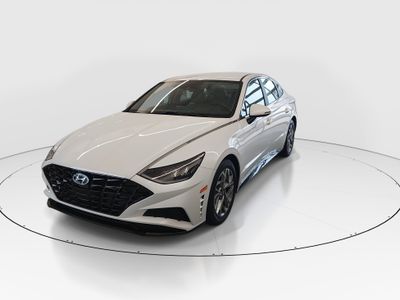 2020 Hyundai Sonata — rear three-quarter view