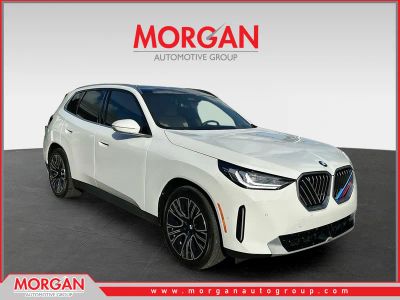 2025 BMW X3 30 xDrive in White — front three-quarter view