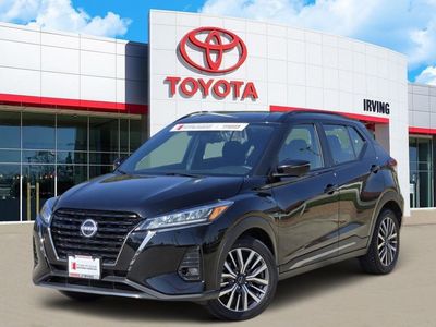 2024 Nissan Kicks SR in Black — front three-quarter view