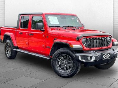 2024 Jeep Gladiator Sport S in Firecracker Red C — front three-quarter view