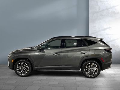 2026 Hyundai Tucson Hybrid — rear three-quarter view