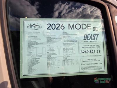 2026 Storyteller Overland Storyteller Overland — interior view