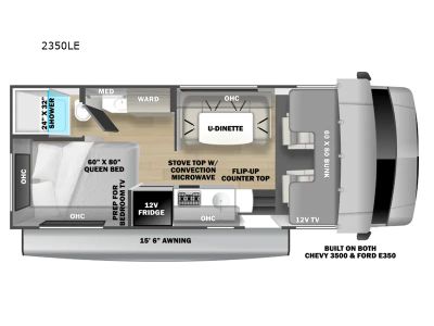 2027 Sunseeker LE 2350LE Chevy — front three-quarter view