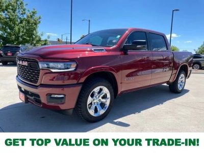 2025 RAM 1500 Big Horn in Delmonico Red Pearlcoat — front three-quarter view