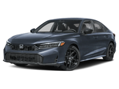 2026 Honda Civic Sport in Gray — front three-quarter view