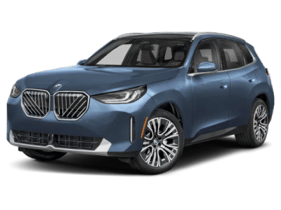 2026 BMW X3 30 xDrive in Blue — front three-quarter view