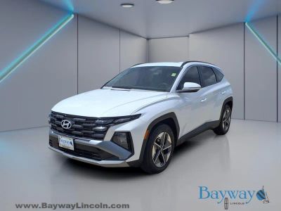 2025 Hyundai Tucson — rear three-quarter view