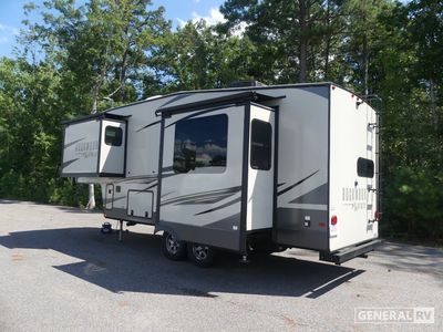 2022 Forest River Rockwood Ultra Lite — rear three-quarter view