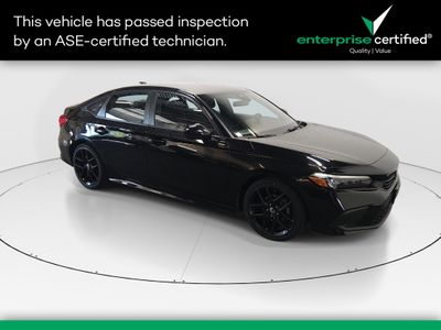 2024 Honda Civic Sedan Sport CVT — front three-quarter view