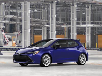 2026 Toyota Corolla Hatchback — rear three-quarter view