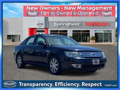 2008 Ford Taurus SEL in Blue — front three-quarter view