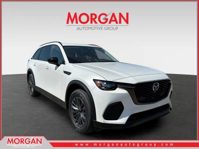 2026 Mazda CX-70 PHEV SC in Rhodium White Premium — front three-quarter view