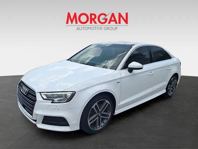 2018 Audi A3 Sedan — rear three-quarter view