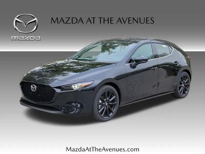 2026 Mazda Mazda3 3 2.5 S Premium Base in Black — front three-quarter view