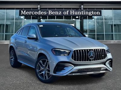 2026 Mercedes-Benz GLE 53 AMG in Cirrus Silver Metallic — front three-quarter view