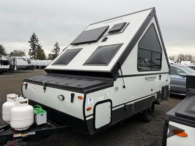 2026 Forest River RV Rockwood Premier — front three-quarter view