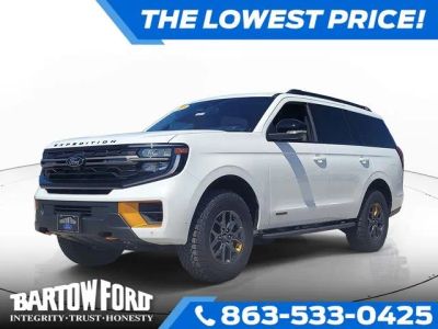 2025 Ford Expedition Tremor in Oxford White — front three-quarter view