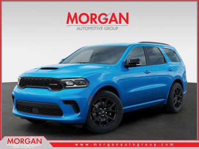 2026 Dodge Durango GT Premium HEMI V8 in Blue — front three-quarter view