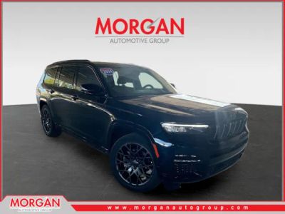 2024 Jeep Grand Cherokee L Summit in Blue — front three-quarter view