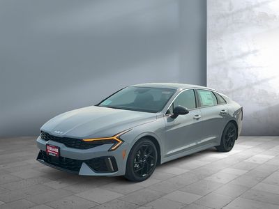 2026 Kia K5 — front three-quarter view
