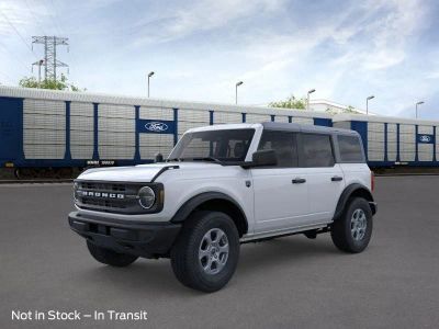 2026 Ford Bronco Big Bend in Oxford White — front three-quarter view