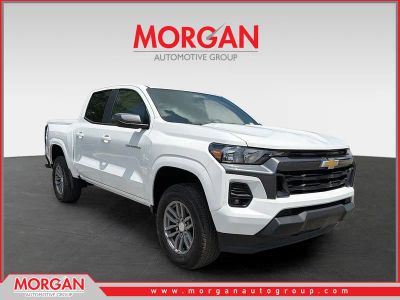2024 Chevrolet Colorado 2WD LT in Summit White — front three-quarter view