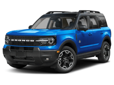2026 Ford Bronco Sport Outer Banks in Blue — front three-quarter view
