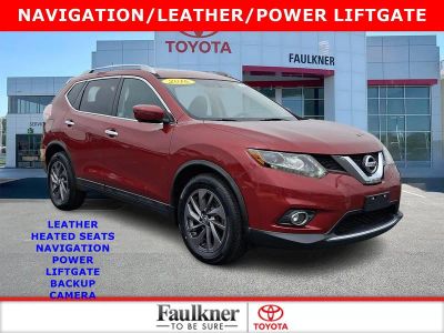 2016 Nissan Rogue AWD 4dr SL in Cayenne Red — front three-quarter view