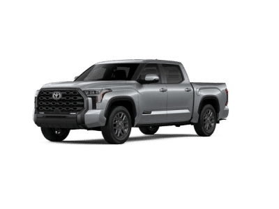 2025 Toyota Tundra Platinum in Celestial Silver Metallic — front three-quarter view