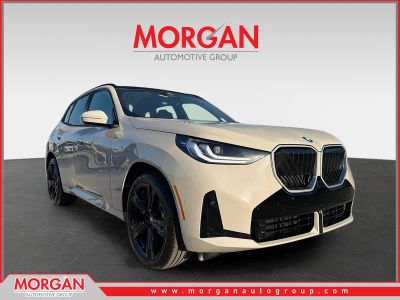 2026 BMW X3 30 xDrive in Dune Grey Metallic — front three-quarter view